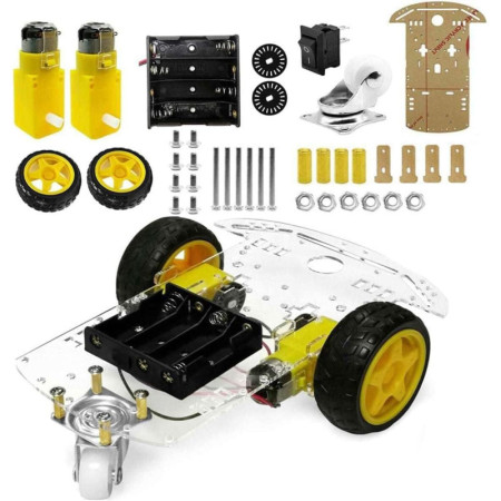 2WD Smart Robot Car Chassis Kit | Robotics Platform Bangladesh