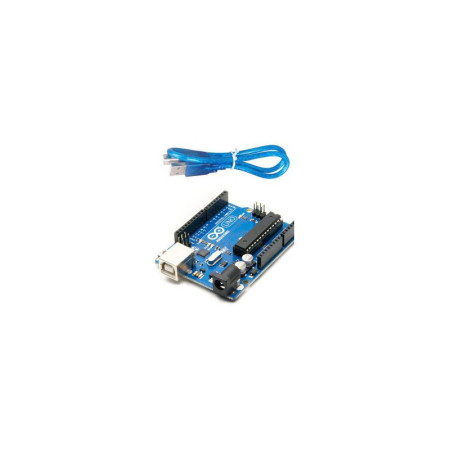 Arduino Uno R3 Board with ATmega328P and USB Cable