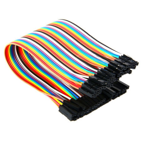 Female to Female Jumper Wires – 40 Pin | Dupont Cable for Arduino & Breadboard