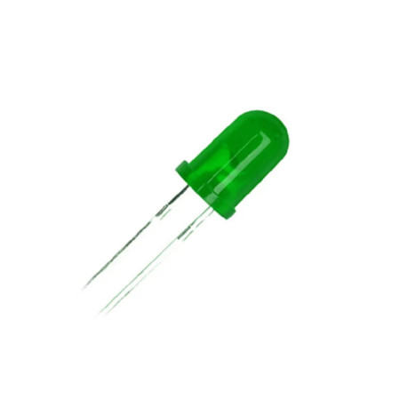 5mm Green LED (5 Pieces) | Diffused Green LEDs for Arduino & DIY
