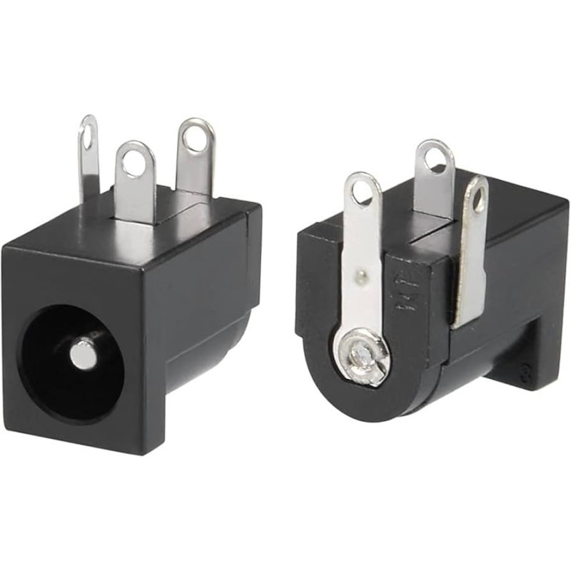 DC Power Jack Female Socket (PCB Mounting)